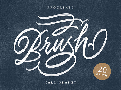 Procreate Calligraphy Brush brush brushes calligraphy download drawing lettering procreate signature