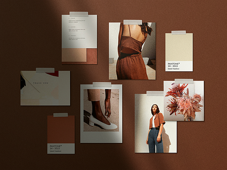 Realistic Mood Board Mockups by Pixelbuddha on Dribbble