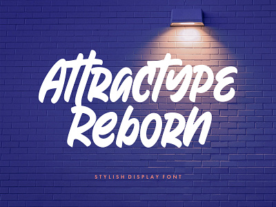 Freebie: Reborn Display Font display download font free freebie handwritten pixelbuddha poster typeface