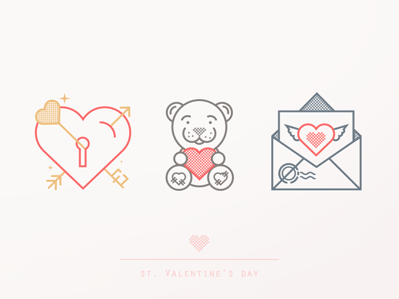 Free Valentine's Postcard bear best eps free freebie heart holidays icon illustration love mail valentine