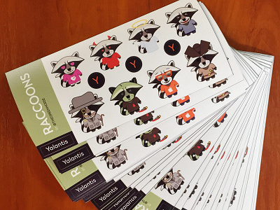 Raccoon Stickers