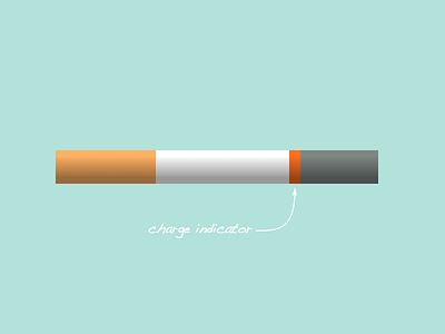 E Smoke 2x cigarettes smoke