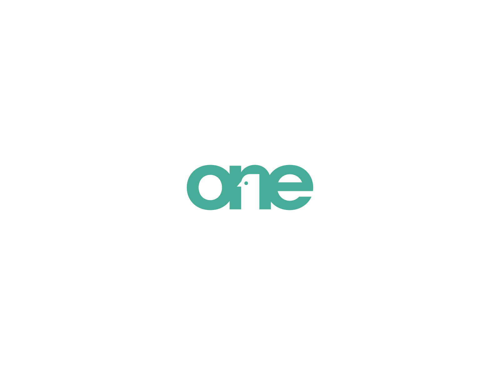 ONE logo by fahmi_art on Dribbble