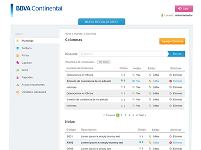 UI BBVA Muro Regulatorio bbva design peru ui