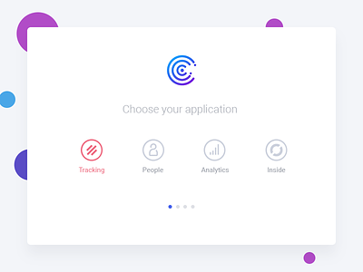 Screen Choose App | Contanex brand contanex ui ux web