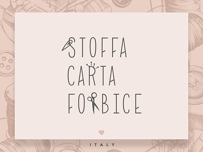 Stoffa Carta Forbice brand graphicdesign logo madeinitaly