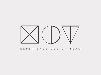Experience Design Team Logo brand creative design logo team