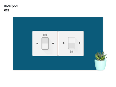 #DailyUI #015 : ON/OFF SWITCH