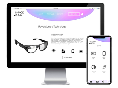 ModVision Web and Mobile App Interface