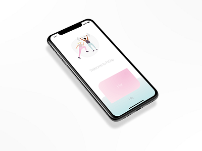 FitDay Mobile App Homepage Mockup Her and His adobexd app design illustration landing page mobile mobile app mobile design mobile ui mockup pastel color pixel perfect svg ui uidesign ux vector