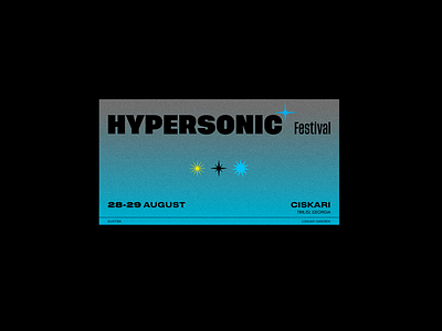 Hypersonic Festival art branding design festival graphic graphic design graphicdesign icon illustration illustrator poster typography vector visual