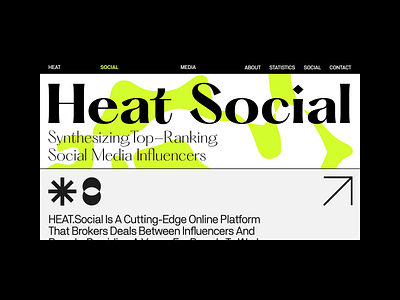 Heat Social adobexd branding clean concept creative dailyui design flat graphic design landing page minimalism product design slick typography ui ux web webdesign website webui