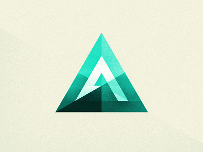 Crystallized a brand crystal deconstructed diamond geometric identity logo refracted sharp