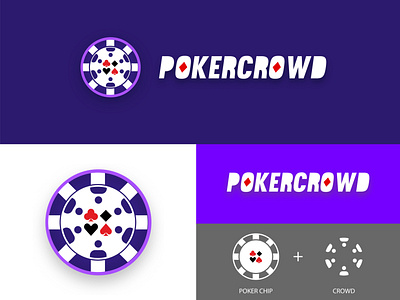 Creative Poker Logo Design branding design graphic design illustration logo vector