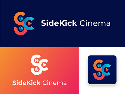 Creative Cinema Logo Design branding design graphic design illustration logo text effects typography ui ux vector