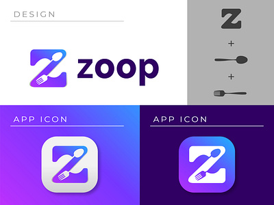 Z Modern Trendy Logo app logo branding design dribbble graphic design illustration inspiration logo restaurants vector