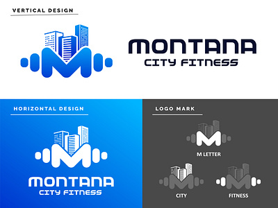 Modern Creative Fitness Logo behance branding city create creative designer dribbble fitness graphic design gym icon identity logo modern vector