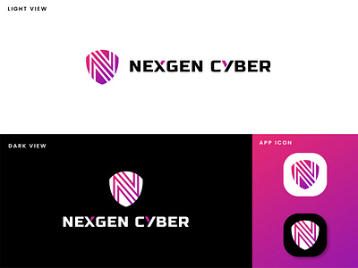 Modern Creative Cyber Security Logo (Letter N)