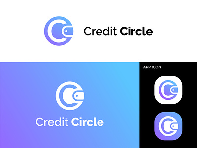 Modern Fintech Logo branding circle creative credit design fintech graphics identity illustrator logo modern logo symbol logo vector