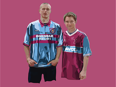 Digital Illustration actors adobe illustrator film football illustration premier league vector west ham fc