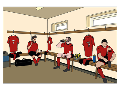 Digital Illustration adobe illustrator football illustration new season sport vector
