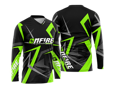 Long Sleeve Jersey Design for Motocross – Onfire 4 3d fashion design adobe illustrator adobe photoshop apparel clo 3d fashion coreldraw design fashion fashion design graphic design jersey jersey design mockup motocross mx print sublimation product design racing design sublimation