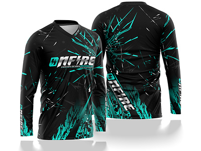 Long Sleeve Jersey Design for Motocross – Onfire 9 apparel clo3d clothes clothing design fashion fashion design graphic design jersey jersey design motocross mx racing sublimation