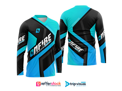Long Sleeve Jersey Design for Motocross – Onfire 18 3d fashion apparel clo3d design fashion fashion design graphic design jersey jersey design motocross sublimation sublimation design