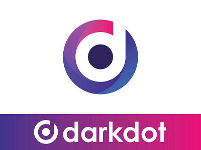 Darkdot; Modern D Logo abstract logo branding design icon illustration logo typography