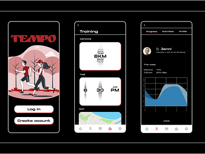 Tempo Running App .