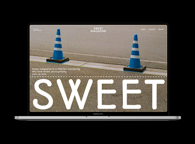 Sweet. Street Photography Magazine Website . design photography site street streetphoto streetphotography ui uiux ux web website