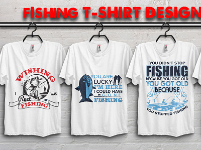 Fishing T shirt Design design fishing fishing logo graphic design t shirt t shirt design typography