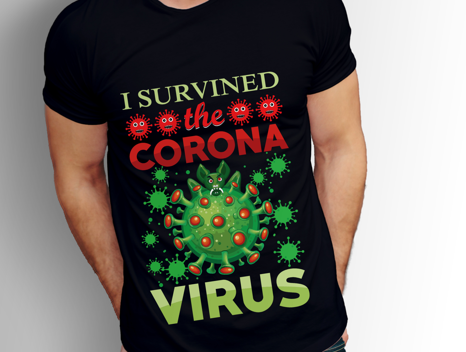 hykleri Vandret controller This is my corona virus T-Shirts Design by Zacklee on Dribbble
