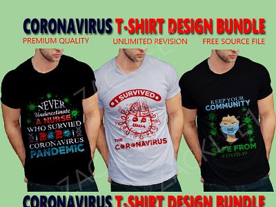 corona virus T-Shirts Design. branding corona virus coronavirus design graphic design illustration illustrator medical t shirt t shirt design vector