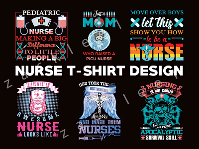 Nurse T -shirt design branding illustrator logo medical nurse nurse t shirt nursery nursery art nurses t shirt t shirt design