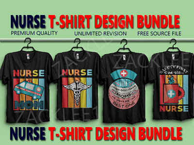 NURSE T- SHIRT DESIGN BUNDLE