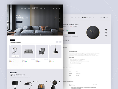 E-Commerce Furniture - Web Design