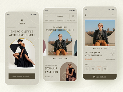 Fashion App clean clothing design ecommerce elegant fashion fashion app ios luxury minimalist mobile app online shop online store ui ui design