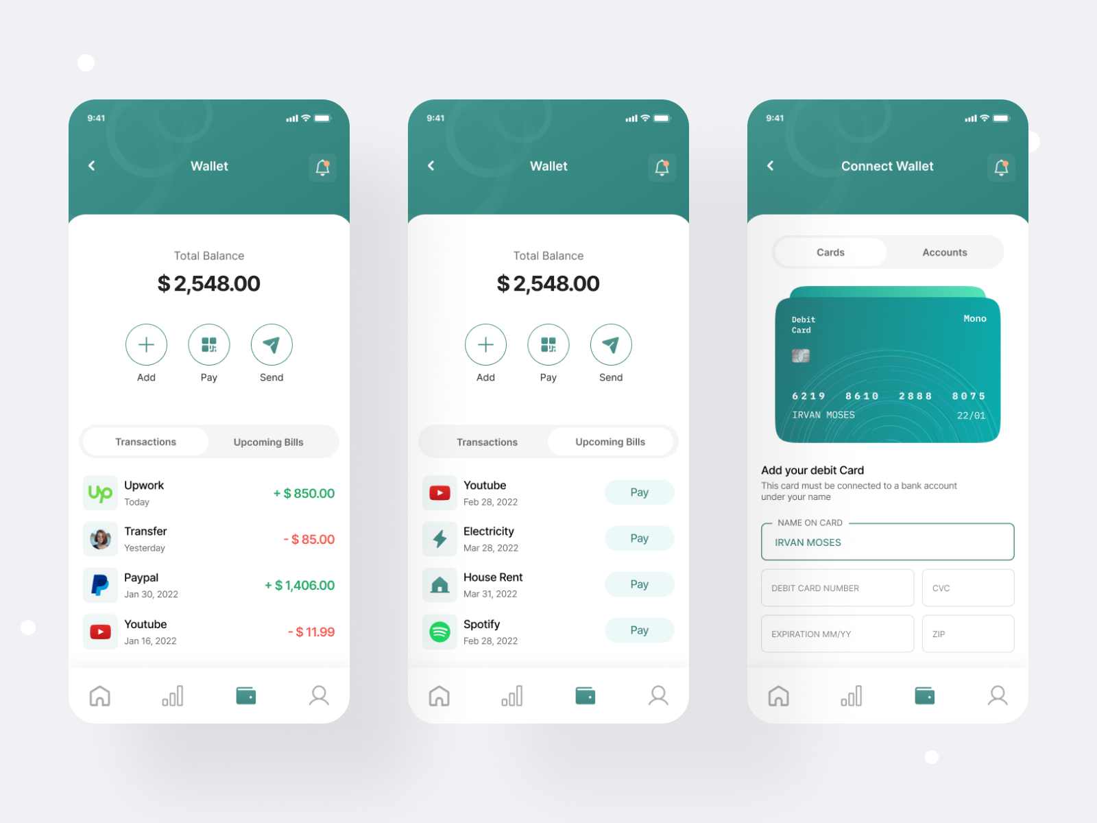 Expense & Income Manager by Irvan Moses for Peddium on Dribbble