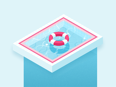 Isometric Pool Illustration
