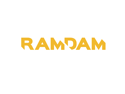 Ramdam Logo Design art branding design flat graphic icon illustration logo logo design logodesign ramdam ui vector