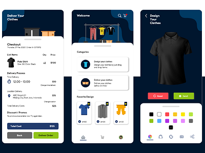 Day 5 | Clothing Design Store App exploration mobile app ui ux