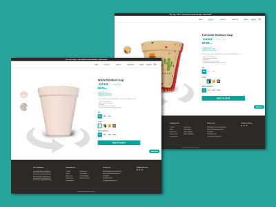 E-commerce Design - customize product ui ux web