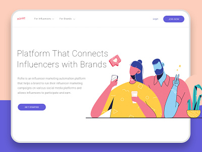 UI Design for Influencer Marketing Platform by Designs By Saquib on ...