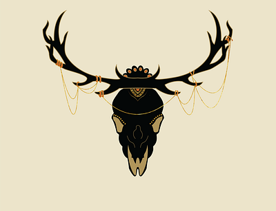 Skull branding design illustration logo mystic skull skull logo