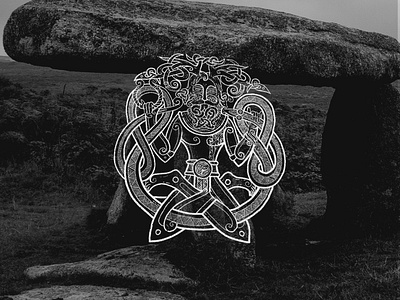 Cernunnos ancient celtic celtic symbol celts cernunnos creative deer design folklore illustration logo viking vintage