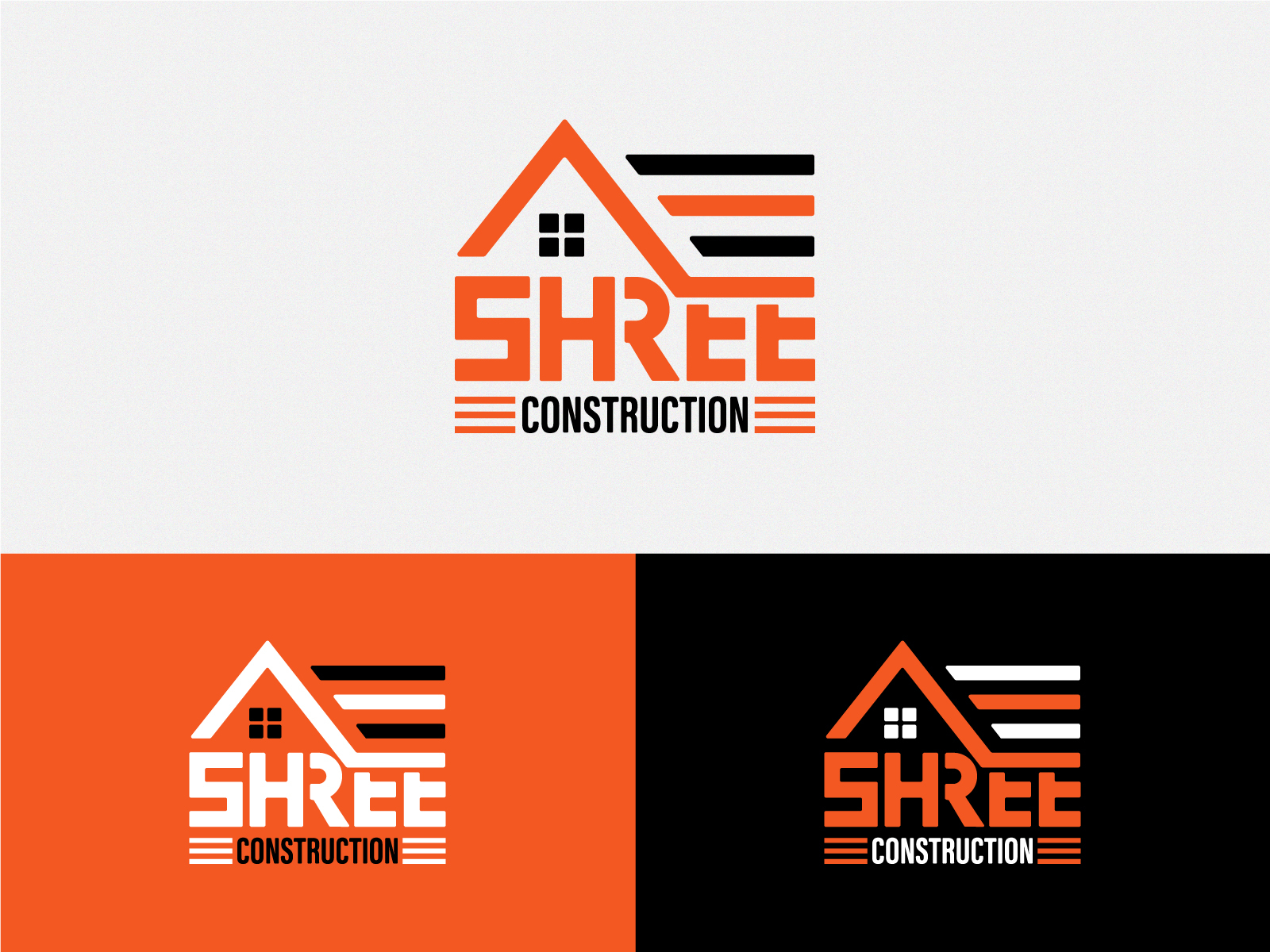Real Estate Construction Logo Design by Muhammad Akhtar on Dribbble