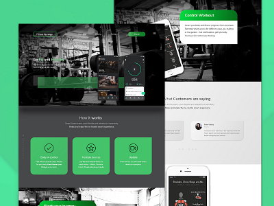 Design Web - Fitness App app fitness fitness app ui uidesign web webdesign