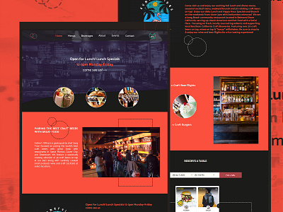 Webdesign Craft Beer Bar