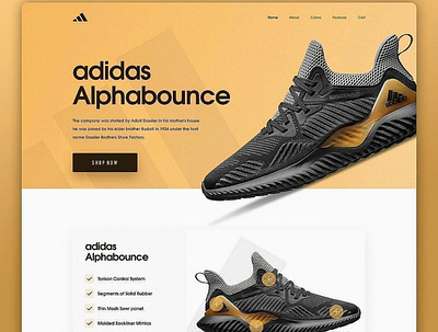 AdidasAlpha graphicdesign web webdesign